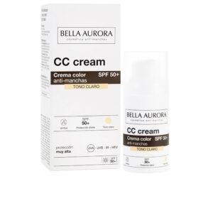 Marca: BELLA AURORA. Imagen: 90280.jpg. BELLA AURORA. CC CREAM anti-manchas SPF50+ #tono claro