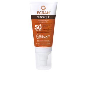Marca: ECRAN. Imagen: 90905.jpg. ECRAN SUNNIQUE fluido protector facial SPF50+ 50 ml