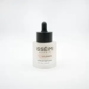 Marca: Isseimi. Imagen: flowers.webp. 3 Flowers. Serum para pieles enrojecidas. 30ml.